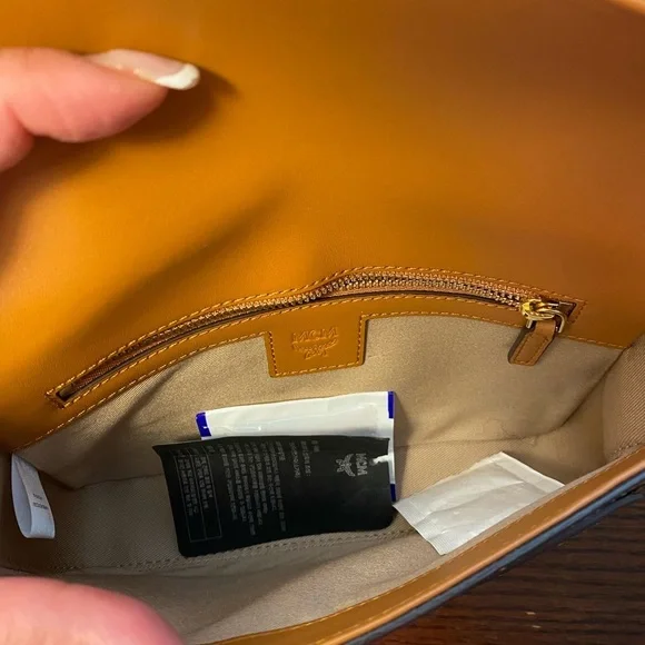 MCM Millie Visetos Small Crossbody, NEW - Picture 5 of 8